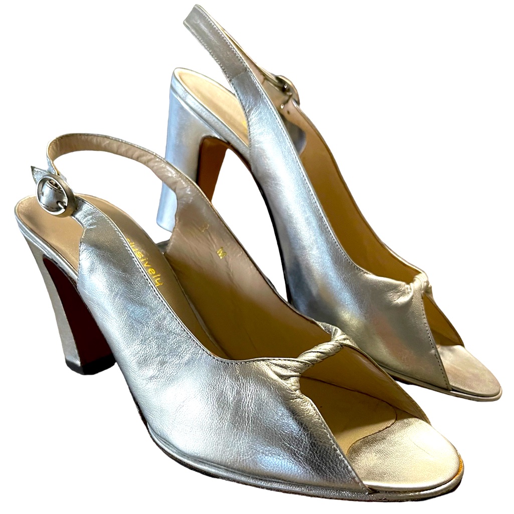 New Never Worn Vintage Garolini From Italy Block High Heels Size 8